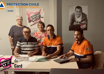 Les Restaurants du Cœur du Gard et La Protection Civile du Gard deviennent partenaires afin de venir en aide, main dans la main, aux citoyens.